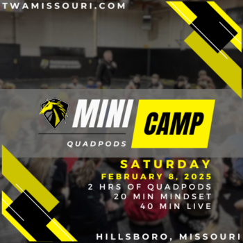 MINI-CAMP: QUADPODS (2/8/25) - 3-Hour Wrestling Camp. Focus on QUADPODS, Live Wrestling, Mindset Training.